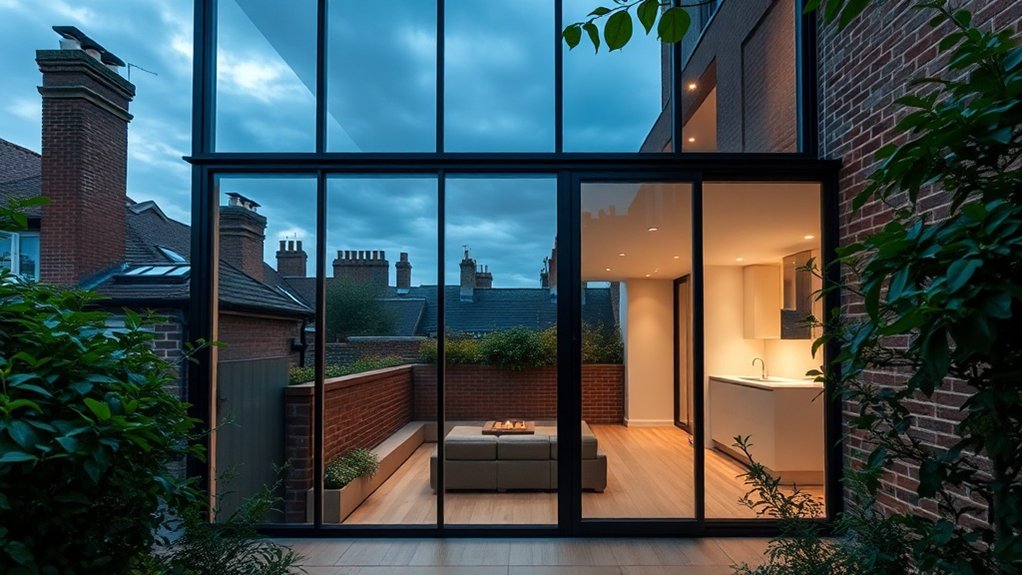Glass Extension Walls Neasden