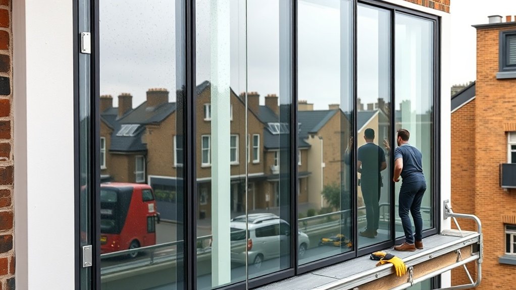 Polycarbonate to Glass Conversion Neasden